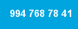 994 768 78 41 994 768 78 41